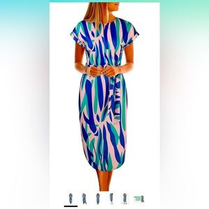 BNWT Temofon Dress with Tie Belt size M